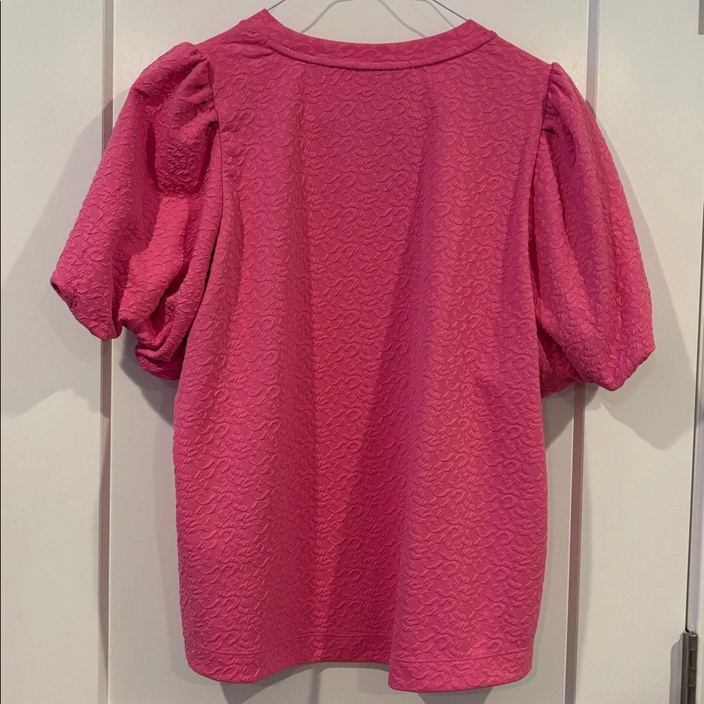 Crown & Ivy Womens Short Sleeve Blouse XL - Picture 6 of 6